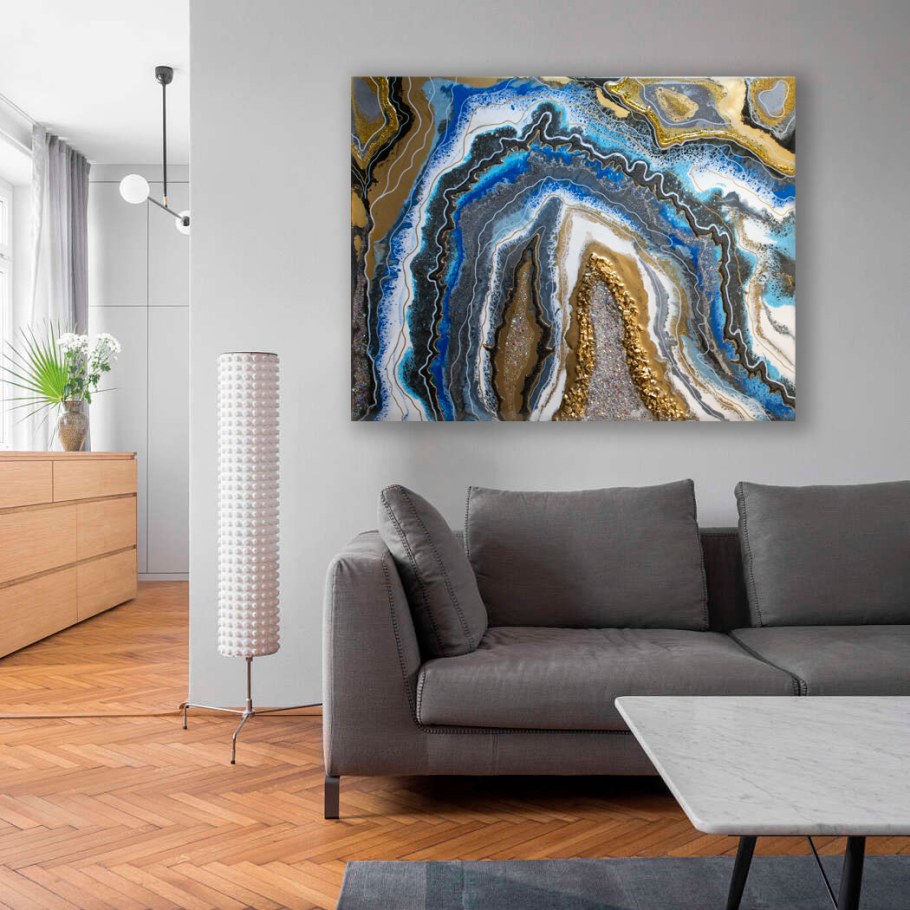 Эпоксидные картины в интерьере