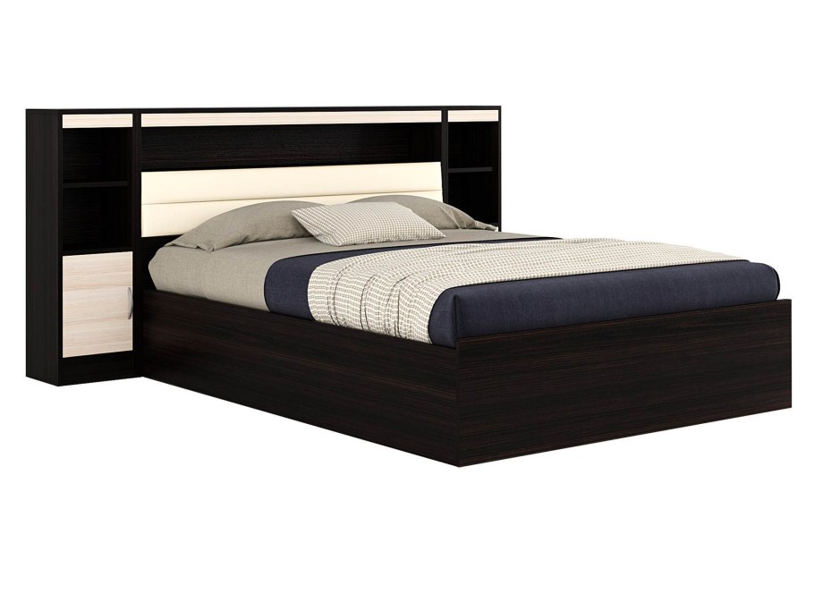 Кровать Виктория с блоком и ящиками 160