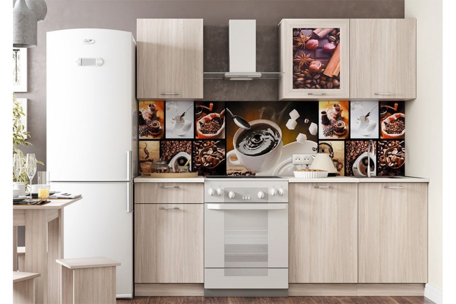 Кухонный гарнитур Легенда 16 1.5м ясень шимо