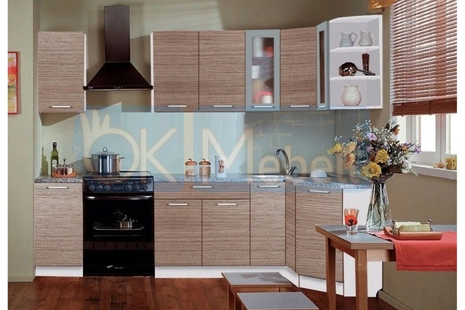 Кухня Трапеза классика угловая 1200x1785