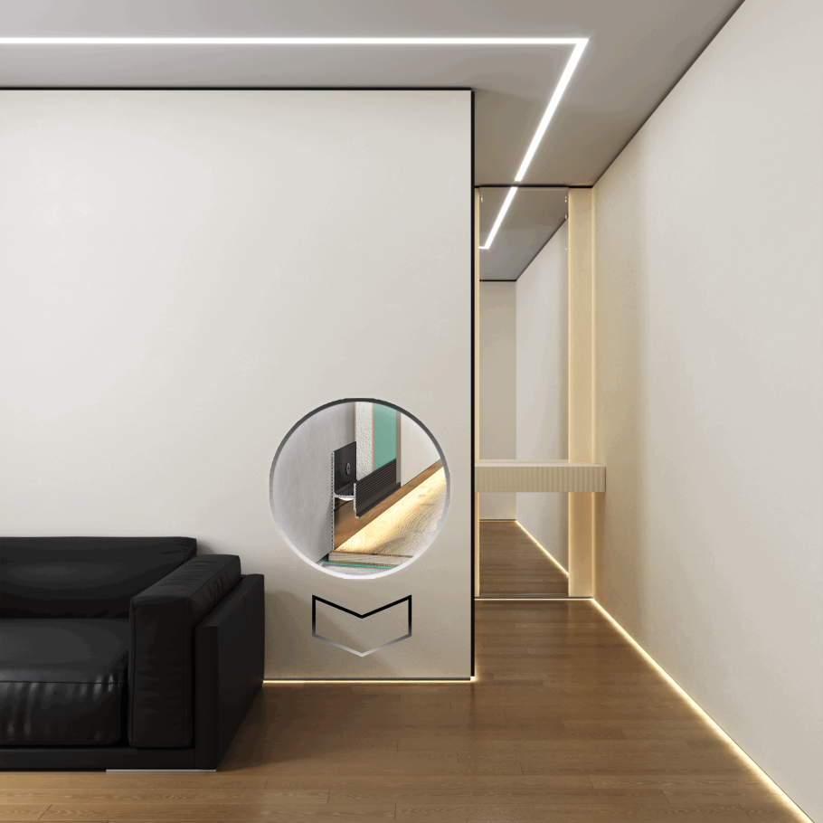 Теневая рейка laconistiq