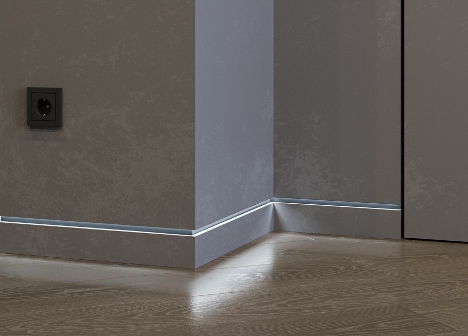 Скрытый плинтус laconistiq 100мм