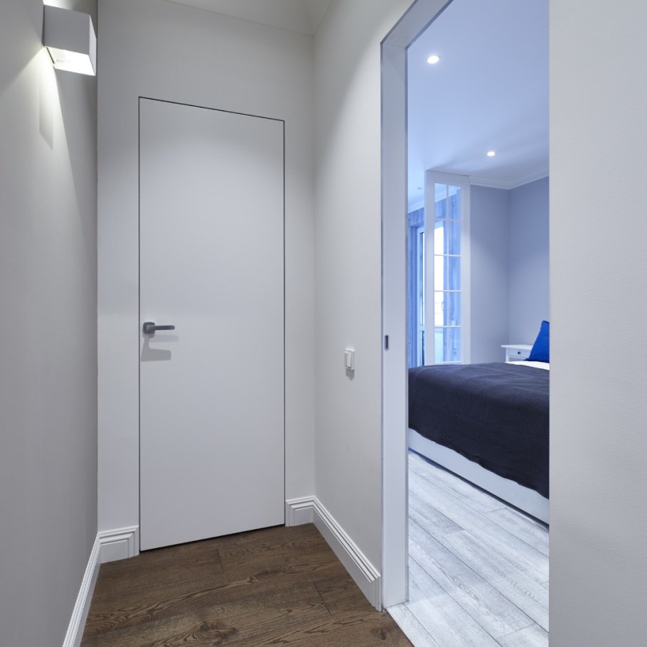 Невидимые двери в интерьере