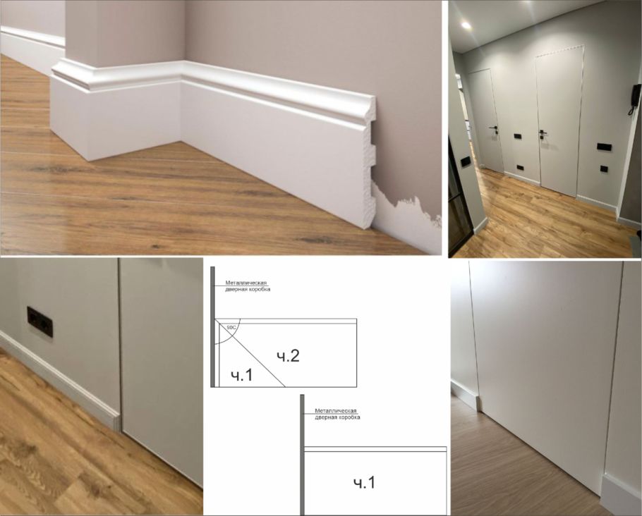 Плинтус напольный современный