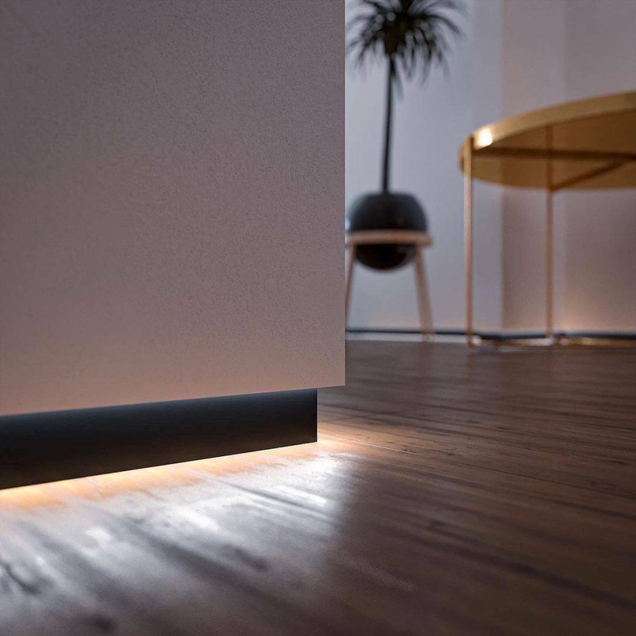 Плинтус скрытого монтажа GABITEX trend черный