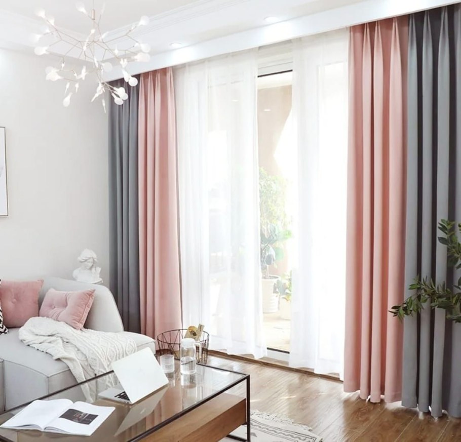 Современные шторы для зала