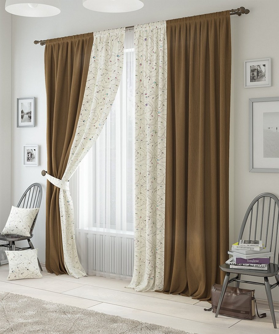 ТОМДОМ шторы для гостиной