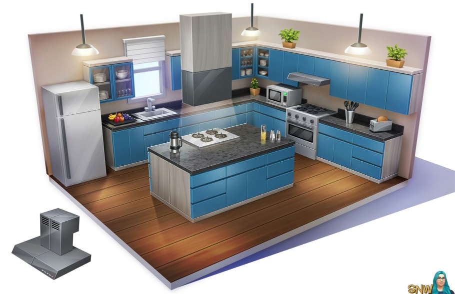 Симс 3 кухня