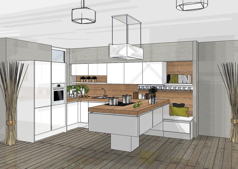 Эскиз кухни