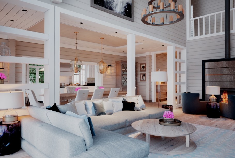 Клееный брус интерьер