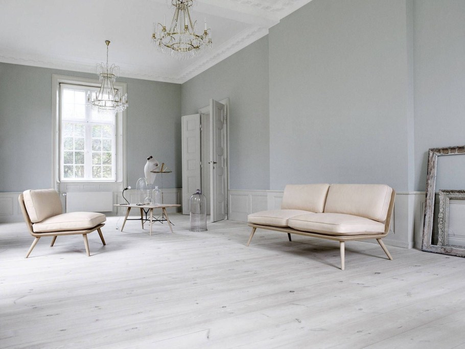 Белый ламинат в интерьере