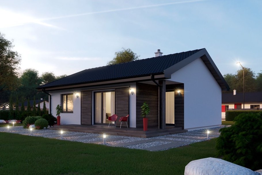 Одноэтажный дом 80 кв.м