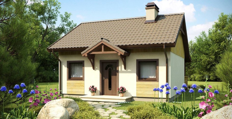 Одноэтажный дом 60 кв.м z500