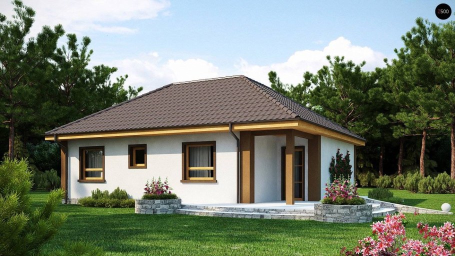 Z500 проекты одноэтажных 150