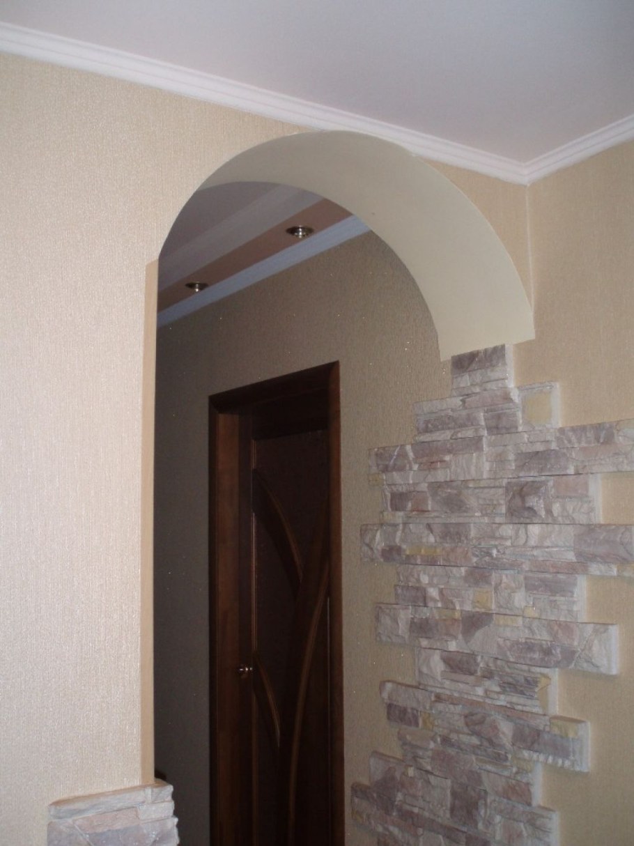 Отделка межкомнатной арки