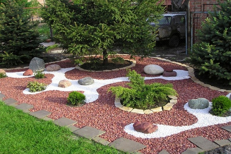 Керамзит для мульчирования клумбы