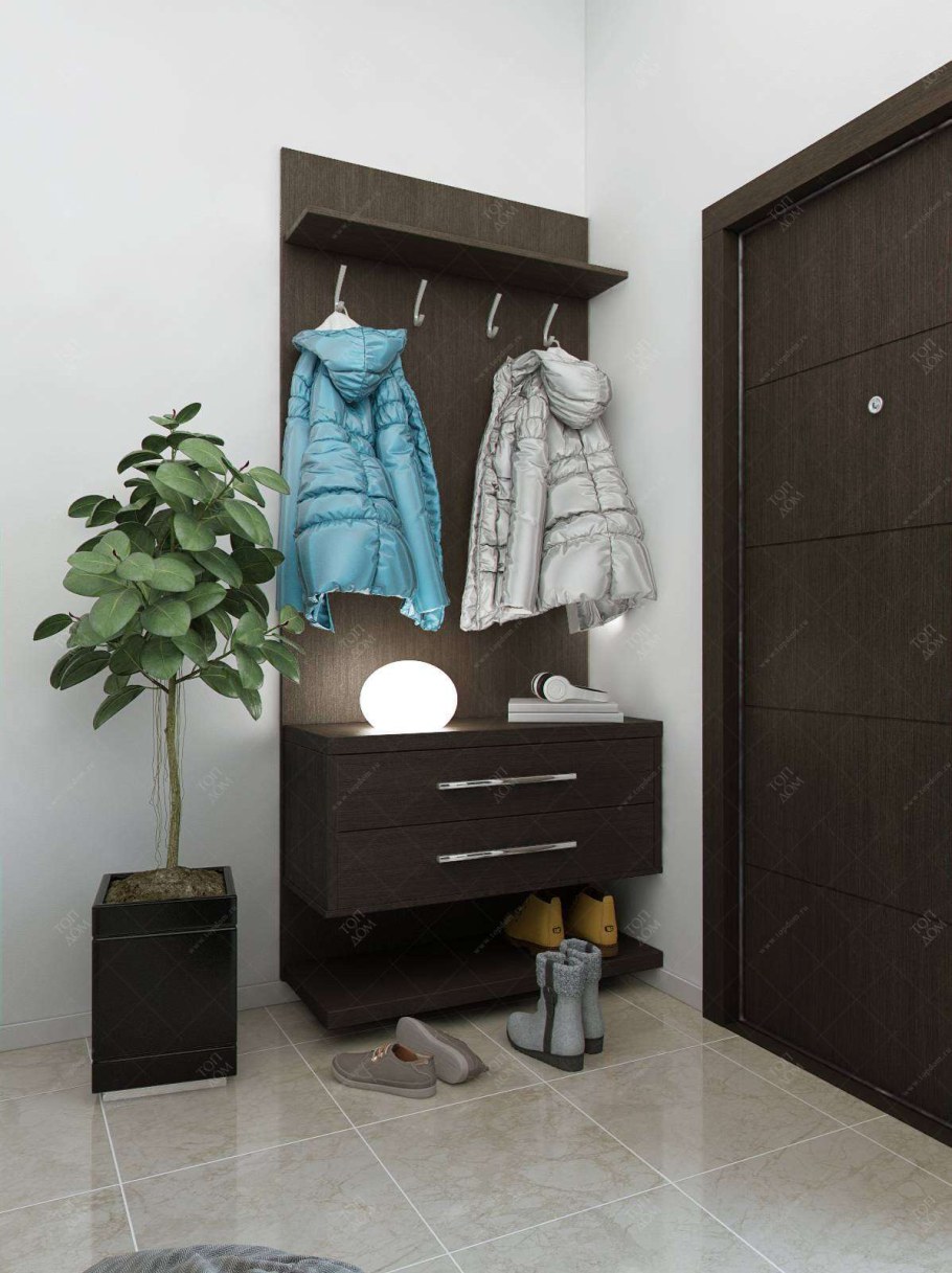 Прихожая открытая с крючками