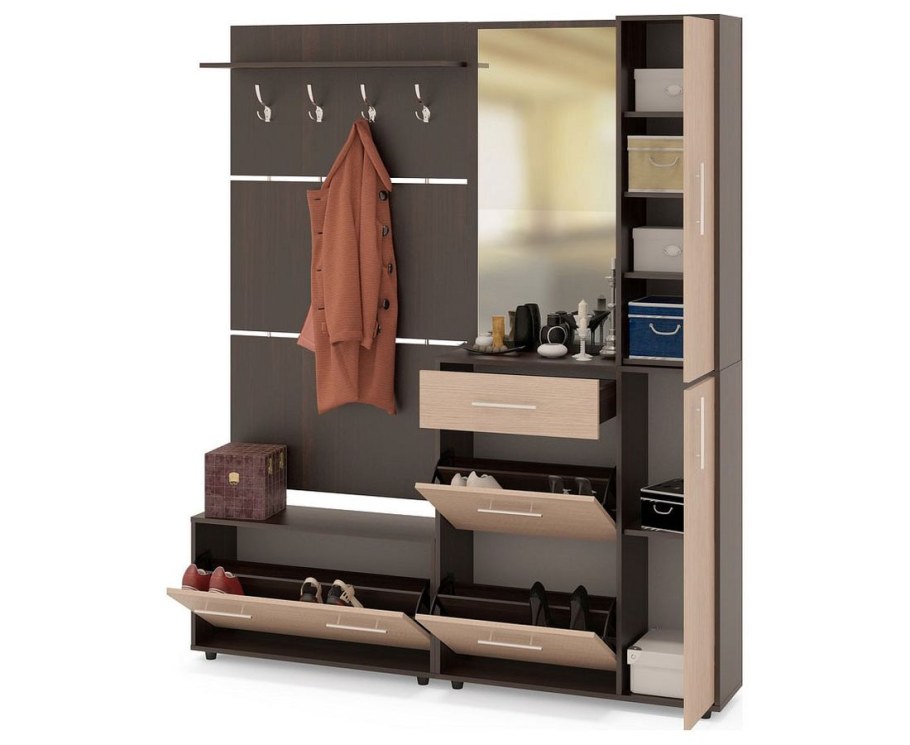 Прихожая ТП-3 ВШ-3.1 беленый дуб