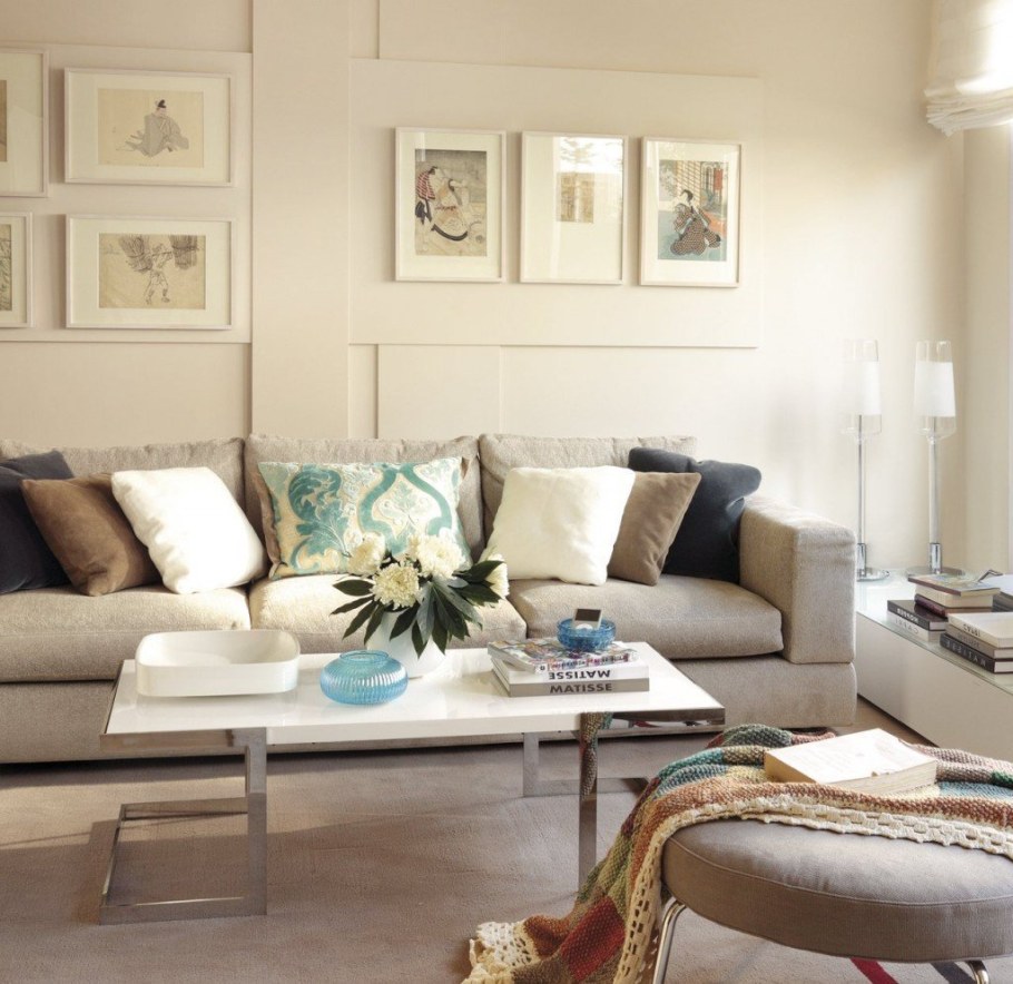 Интерьер в бежевых тонах