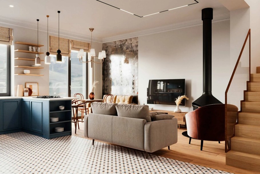 Современный интерьер дома