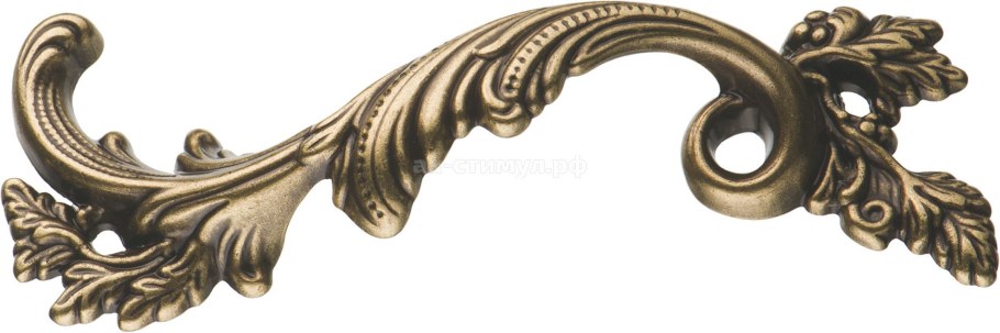 Ручка-скоба l96 бронза 210