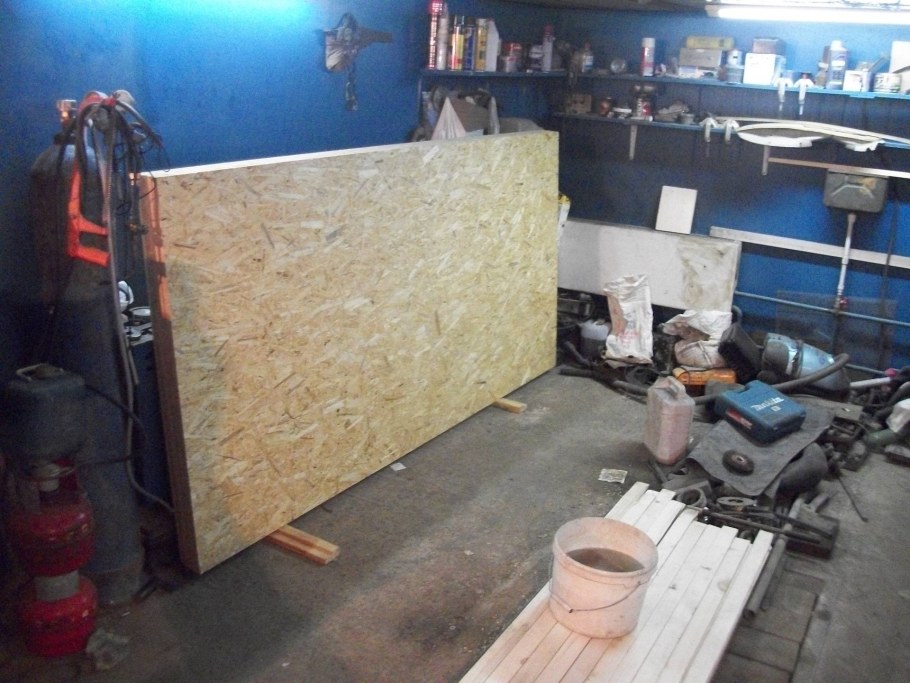 Отделка гаража OSB