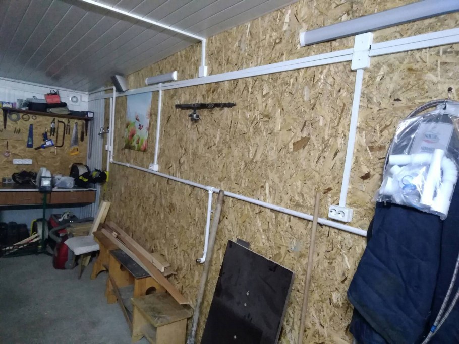 ОСБ В гараже