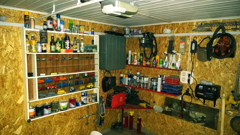 Обустройство гаража внутри