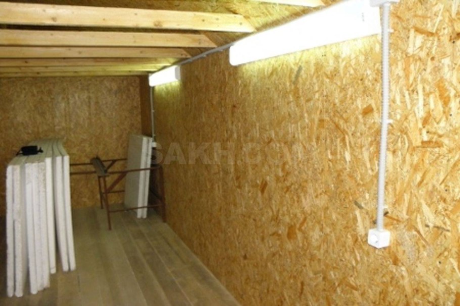 Отделка гаража ОСП