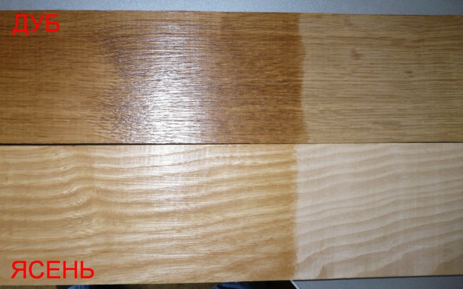 Пропитка для дерева до и после