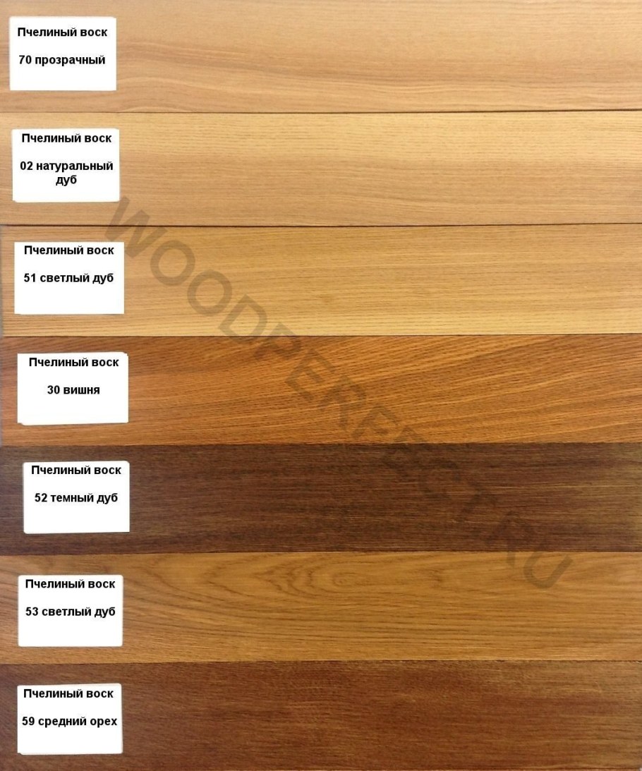 Borma масло для дерева палитра