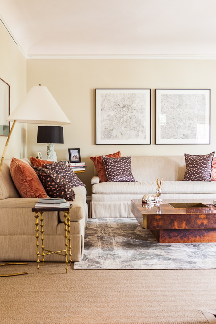 Бежевый цвет стен