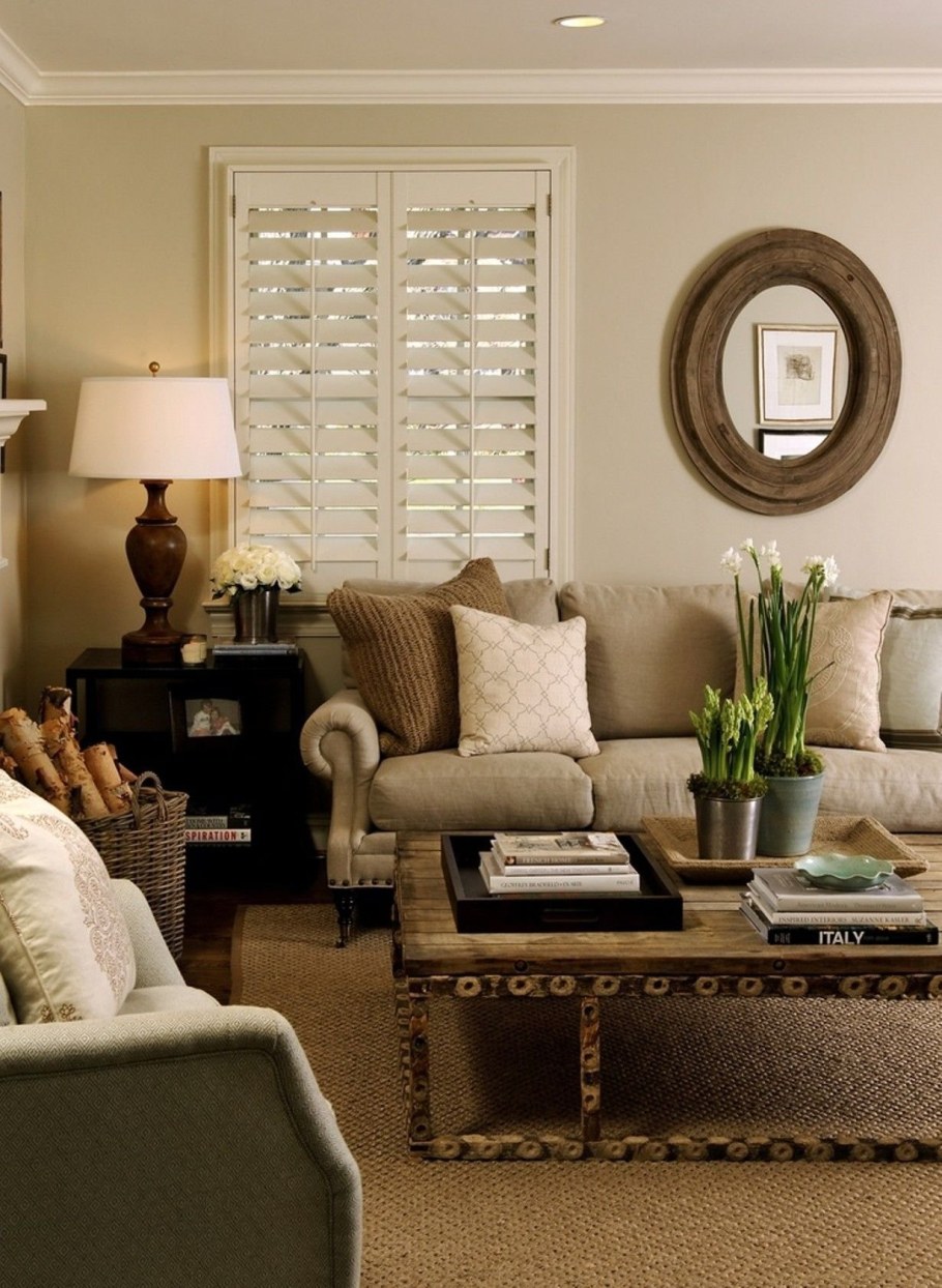 Интерьер в песочных тонах