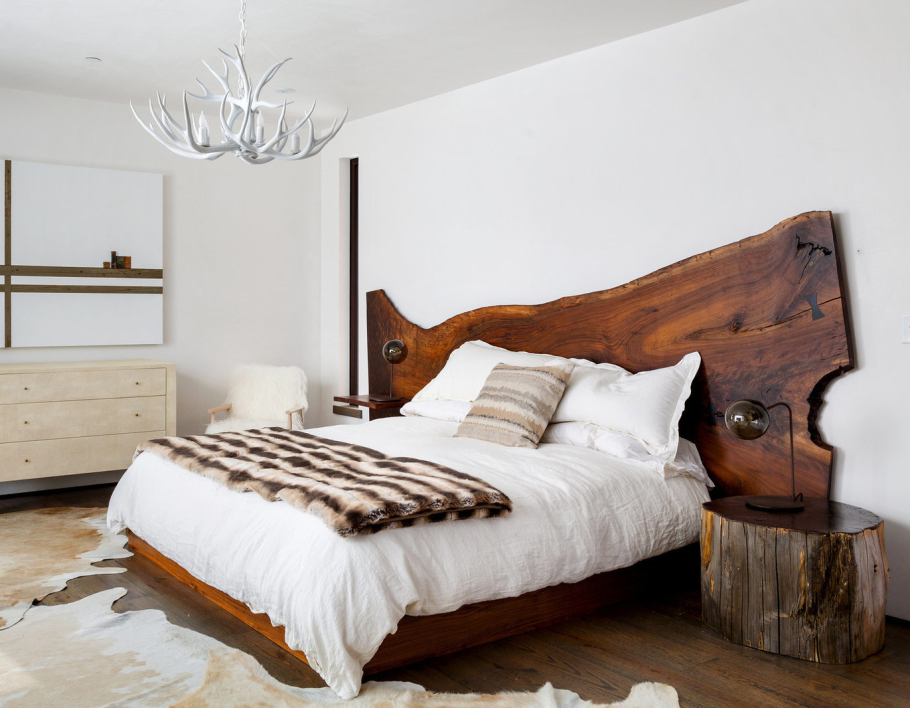 Изголовье кровати изслеба