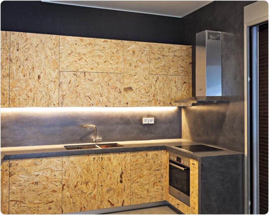 Кухонный гарнитур из OSB