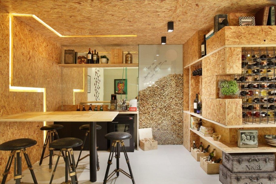 ОСБ В интерьере лофт