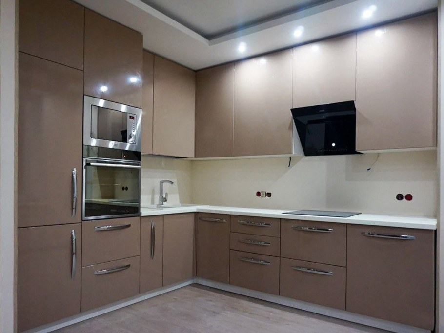 Кухня капучино глянец АГТ