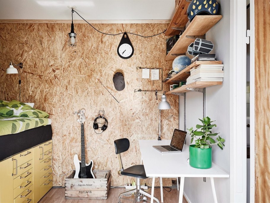 Декор стен из ОСБ