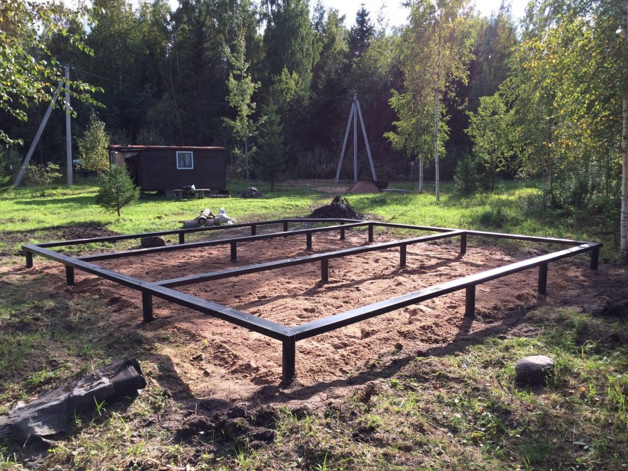 Фундамент из винтовых свай