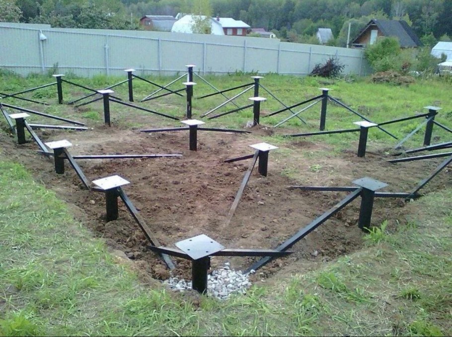 Винтовые сваи для фундамента 6х10