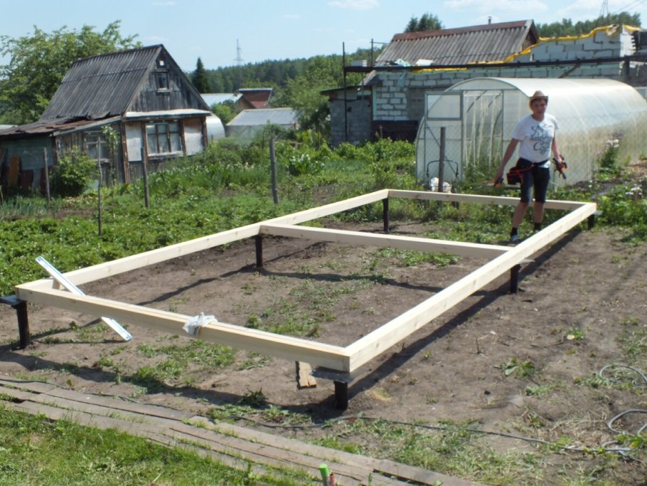 Фундамент под дачный домик 4х6