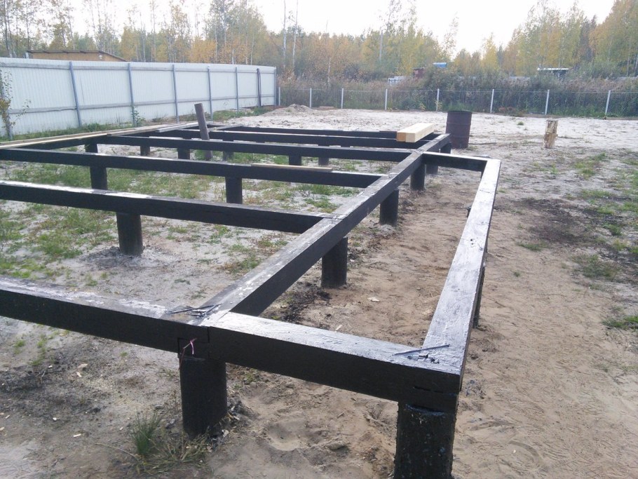 Фундамент на винтовых сваях