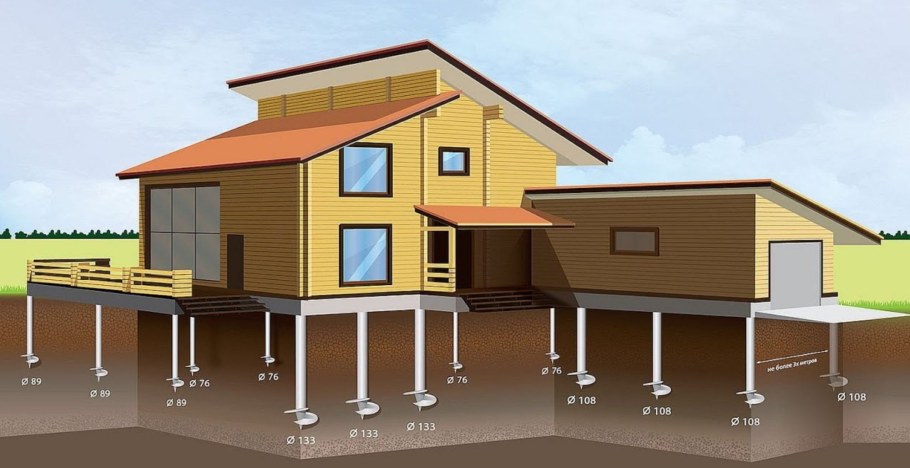 Дом на сваях