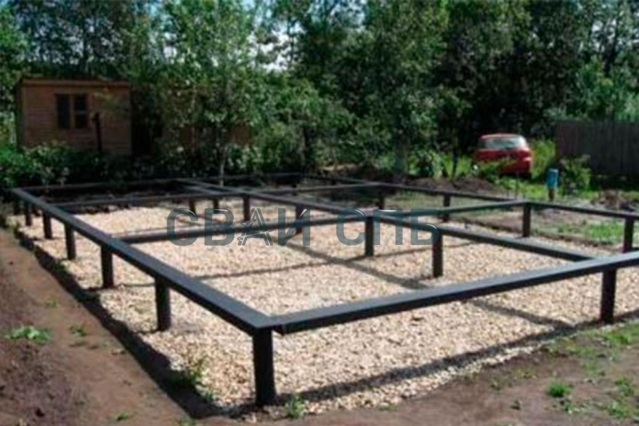 Свайно-винтовой фундамент