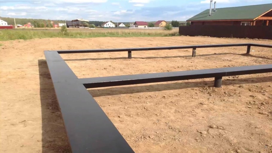 Свайно винтовой фундамент 10х10 3д