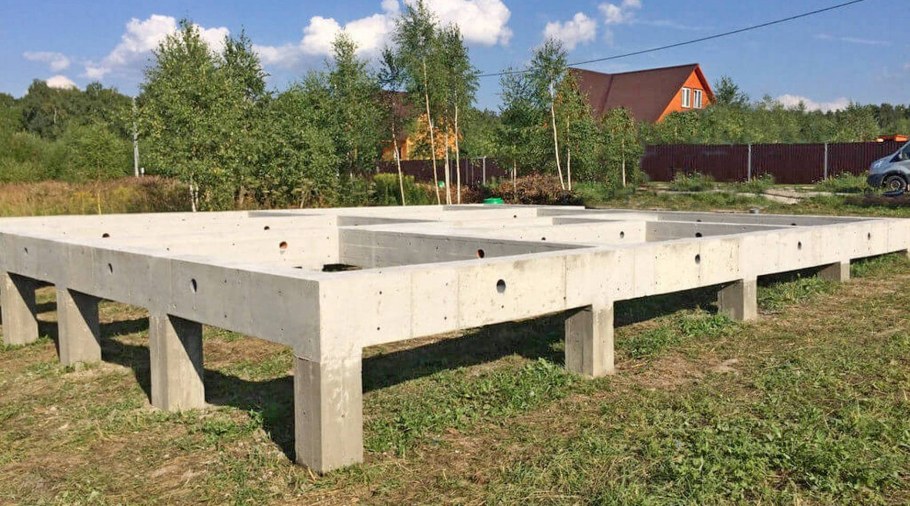 Свайно ростверский фундамент