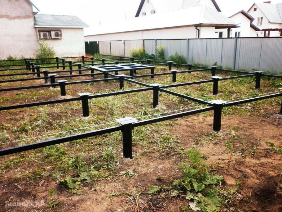 Фундамент свайно винтовой 6х5