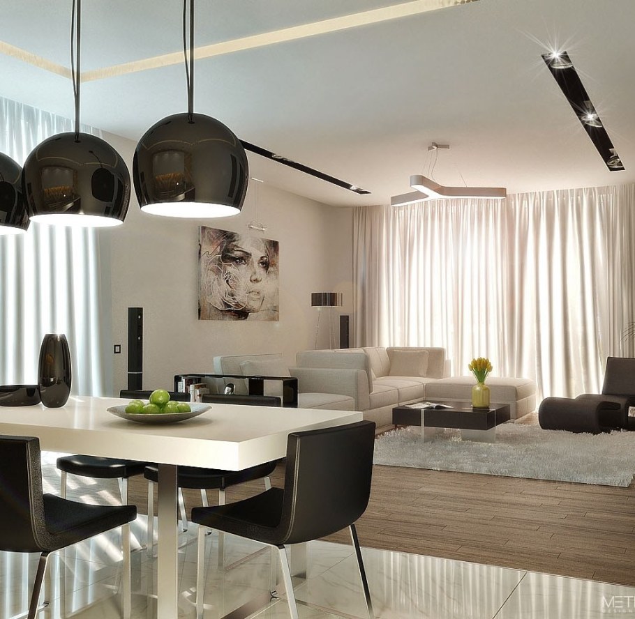 Кухни гостиные Минимализм