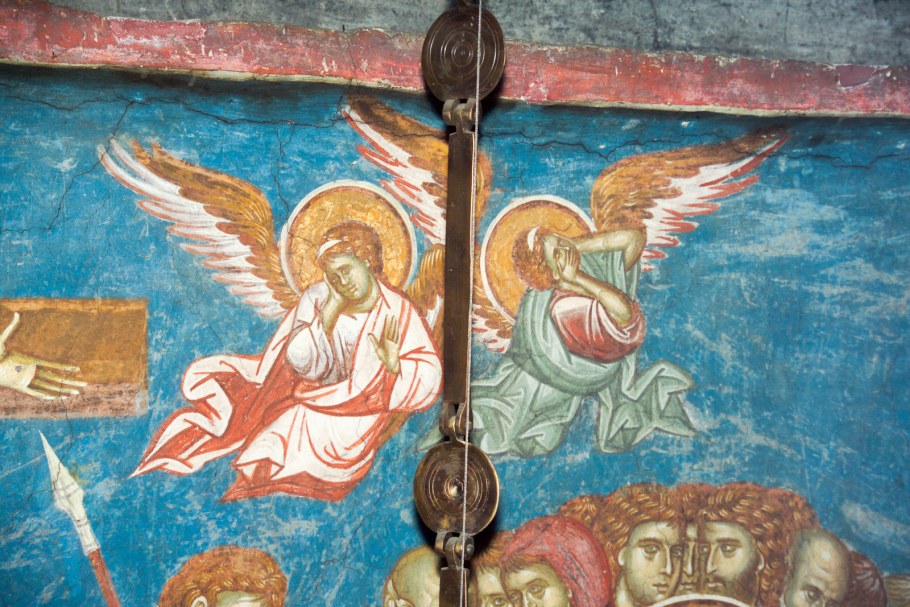 Дечанский монастырь фреска Распятие