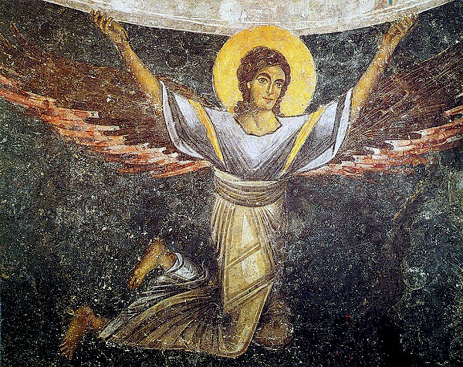 Вознесение Господне фреска